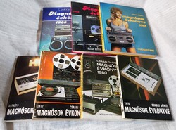 Csabai Dániel: ﻿﻿Magnósok évkönyve. 7 kötet. 1976-1986.