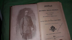 1899. Német nyelvű életrajzi könyv FERENC JÓZSEF császár gótbetús könyv a képek szerint BÉCS