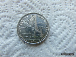 Portugália ezüst 20 escudo 1966