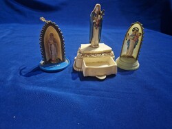 Fatimai Szűzanya, katolikus keresztény, Szűz Mária, vintage szuvenír, régi vallási , gyűjtemény