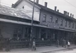 Régi fotónegatív  Demänovai-jégbarlang Liptószentmiklós - bejárata Szlovákia 1960-as évek B14/11/13
