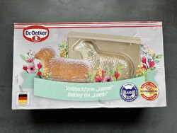 ÚJ! Dr. Oetker bárány sütő forma- teflon bevonatú, arany színű