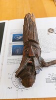 (VBL1) Szőlőgyökérből faragott szobor