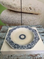 Antik Brown Westhead & Moore & Co Angol Porcelán Leveses Tányér A146
