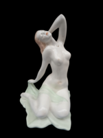 Káldor Aurél aquincum női akt porcelán szobor. Alkudhat