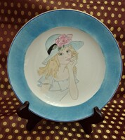 Royal Wedgwood angol portrés porcelán tányér, dísztányér 1 (5586)