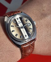 Edox automata férfi acél svájci karóra óra 1970-ből retro tissot longines