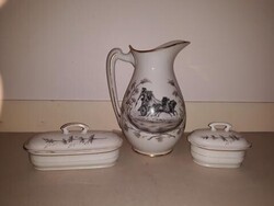 Antik fürdőszoba elegáns porcelán mosdó készlet fürdő szoba berendezés 1706