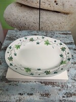 Herendi Village Pottery Borostyán mintás Porcelán Kínáló Tál A146