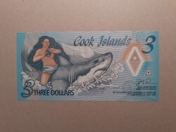 Cook-szigetek - 3 Dollars 2021 UNC polymer