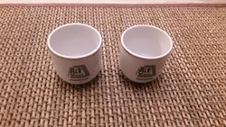 Hollóházi porcelán kupicák. Kazincbarcika vízmű.