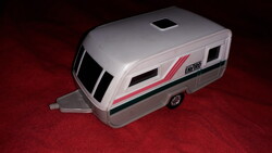 Retro METALLCAR magyar kisipari plasztik játék lakókocsi 14 x 8 x 10 cm a képek szerint
