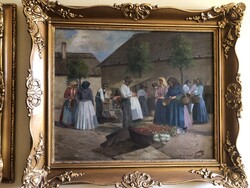 Nagy Ernő Piaci jelenet