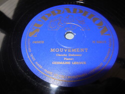 ,SUPRAPHON ,    bakelit  , Debussy  : Reflits dans L'eau - Monvement