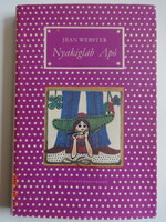 Jean Webster: NYAKIGLÁB APÓ - régi pöttyös könyv a szerző rajzaival (1976)