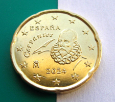 Spanyolország – 20 Euro  cent - 2024 – Miguel de Cervantes