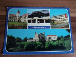 Régi képeslap, Sárospatak, használt