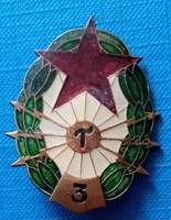 Magyar Néphadsereg híradó , távírász osztályos jelvény.