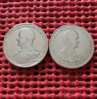 5 pengő 1939 és 1930 Horthy (2db együtt)