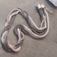 Ezüstözött nyakék 1 cm-es