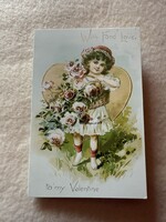Postatiszta repro kinyitható képeslap                        -23.