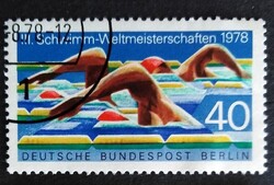 BB571p / Németország - Berlin 1978 Úszó VB bélyeg pecsételt