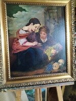 Olajfestmény-BARTOLOME ESTEBAN MURILLO  Jegyzett Másolat