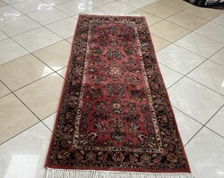 3986 Hindu Sarough kézi gyapjú Perzsa futó Szőnyeg 83X212CM ingyen futár