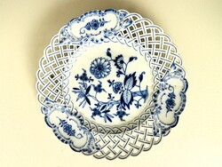 Antik meisseni porcelán dísztányér