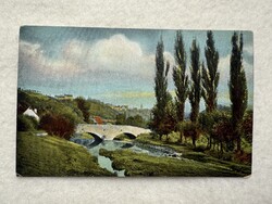 Antik, régi tájképes képeslap  - Postatiszta                        -16.