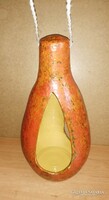 Nagy méretű Iparművész kerámia függeszthető kaspó - 44 cm magas