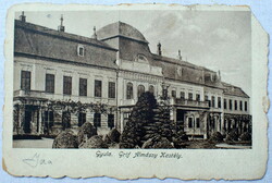 Gyula - Gr Almássy kastély -  1922  Sarokhiány!!