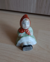 Retro Aquincumi porcelán kislány
