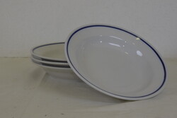 Zsolnay porcelán leveses mély tányér készlet A203