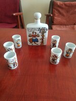 Altenkunstadt német porcelán röviditalos készlet