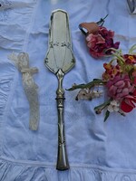 Ezüst nyelű szecessziós tortalapát