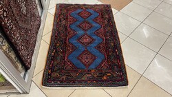 3905 Iráni Hamadan kézi csomó gyapjú perzsa szőnyeg 87X143CM ingyen futár