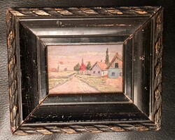 Harencz János miniatűr festmény
