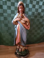 Szűz Mária nagy méretű szobor, 64 cm. 23.000 Ft