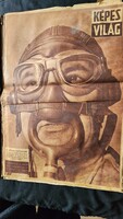 1945 ÚJSÁG MAGAZIN HÁBORÚ VÉGE AMERIKAI KATONA SZEMÉLYI FELSZERELÉSE CSODABÁR JÁVOR HONTHY