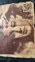 1945 ÚJSÁG MAGAZIN HÁBORÚ VÉGE AMERIKAI KATONA SZEMÉLYI FELSZERELÉSE CSODABÁR JÁVOR HONTHY