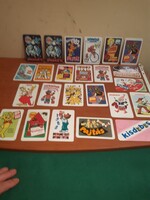 24 db PAJTÁS,DÖRMÖGŐ DÖMÖTÖR, KOSDOBOS kártyanaptár