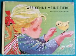 Wer kennt meine Tiere? von Elsbeth Friemert - német nyelvű leporelló mesekönyv