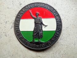 2 db szoci kitűző, "FORRADLMI IFJUSÁGI NAPOK"