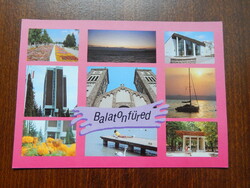 Képeslap - Balatonfüred mozaik  13x18,5cm; Egyetemi-főiskolai Sportszövetség emlékbélyegzés