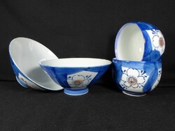 "Cseresznyevirágzás"  Sometsuke japán porcelán teáscsésze + rizses tál készlet