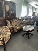Barokk ülőgarnitúra dúsan faragott