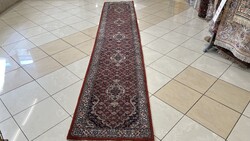 3593 Hindu Herati kézi gyapjú perzsa futó szőnyeg  77X400CM Ingyen Futár