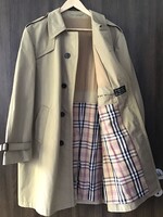 Burberry-típusú vintage, férfi Ballon kabát-70-es évek -  50-es méret