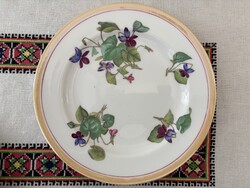 Antik Minton 1865 ibolyás süteményes tányér